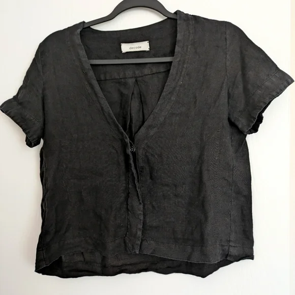 Decade Linen Top - Picture 1 of 5